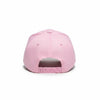 Back view – effen roze snapback