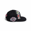 Right side view – zwarte patch cap