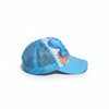 Side view – blauwe trucker cap