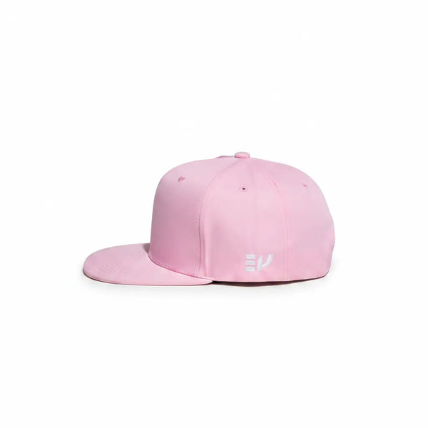 Side view – effen roze snapback